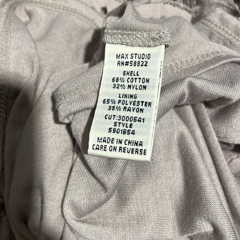 Max Studio Gray Floral Dress Size Medium - Picture 4 of 4